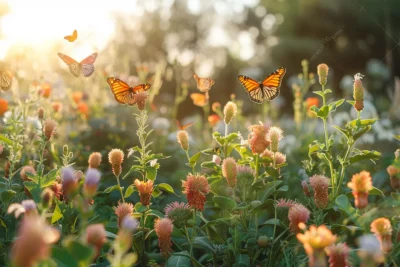 Attirer les papillons dans votre jardin : conseils et astuces pour les accueillir en beauté
