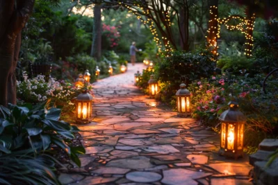 Comment créer un parcours lumineux dans le jardin ?